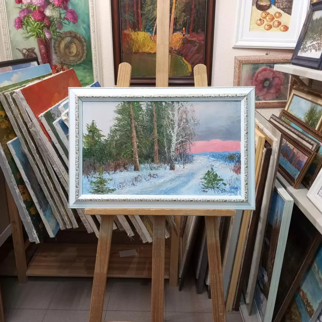 Картина. Стефан Домусчи. Этюд. Холст, масло. 30х50 см. Авторская живопись.