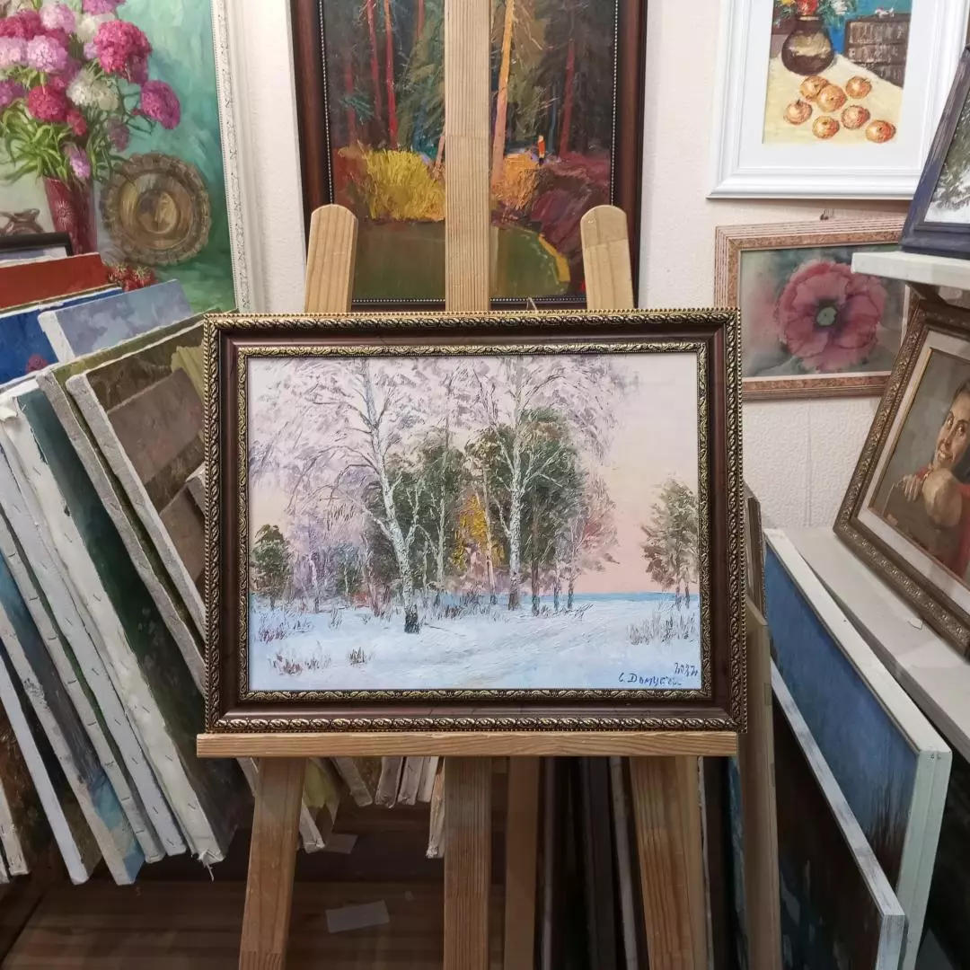 Картина. Стефан Домусчи. Этюд. Холст, масло. 30х40 см. Авторская живопись.
