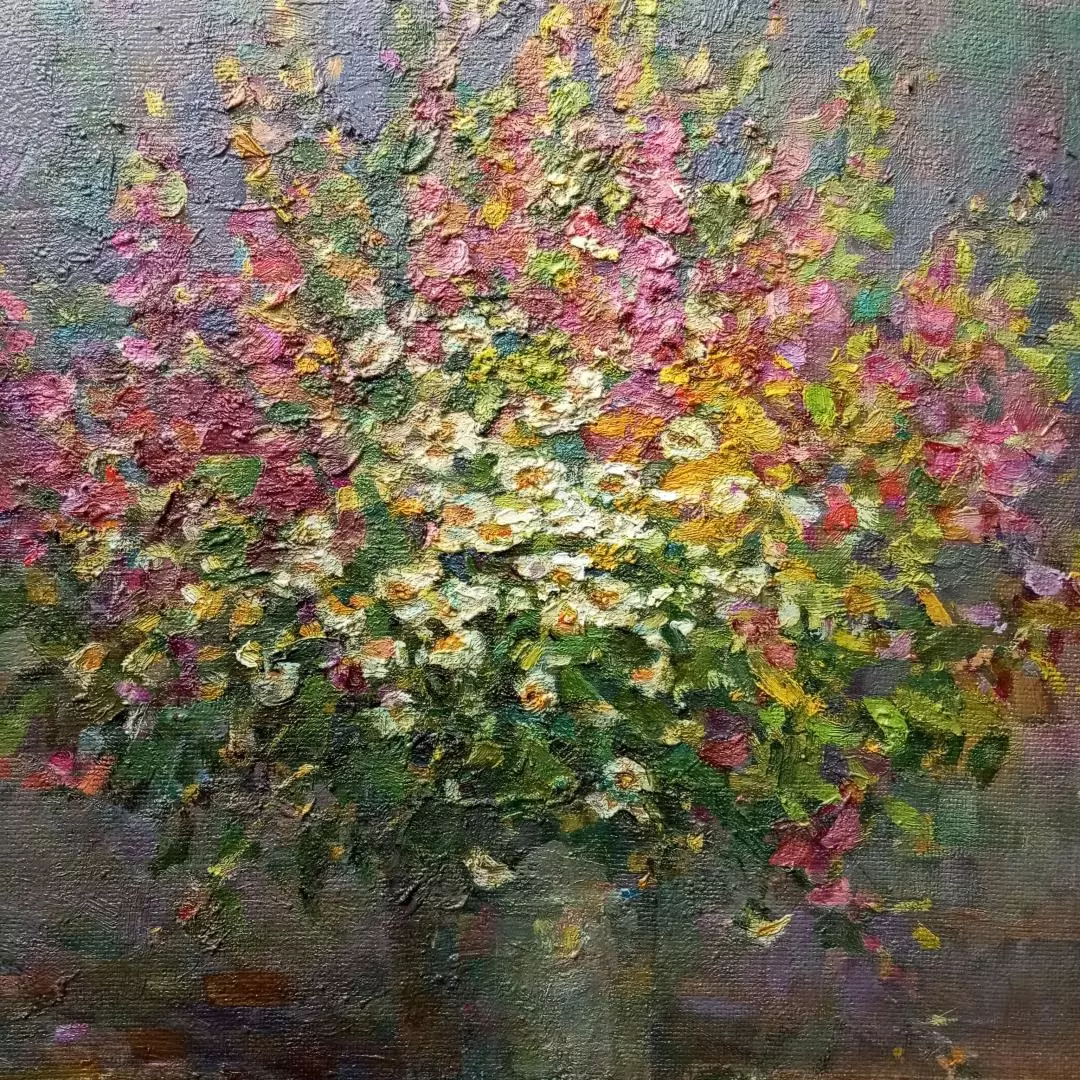 Картина. Татьяна Поплавская. Иван чай зацвел. Картон, масло. 45х55 см. Авторская живопись.