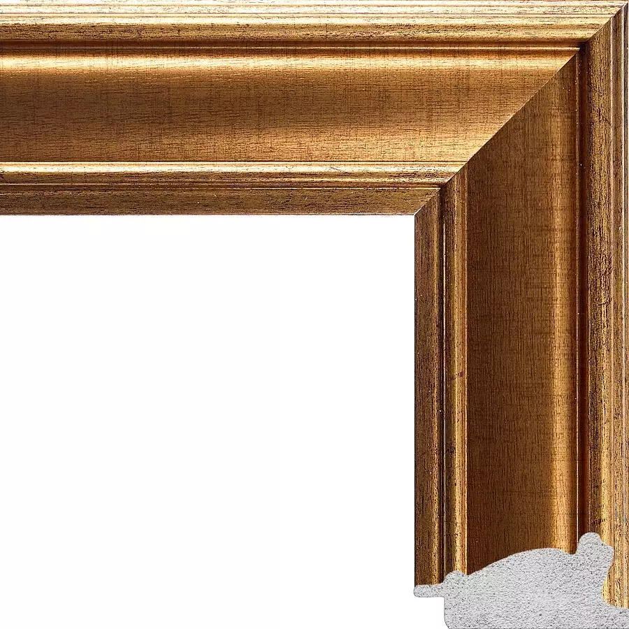 Рама багетная 40x60 для картин и зеркал - 5,5 см, классическая, пластиковая, с креплением, М-11-1