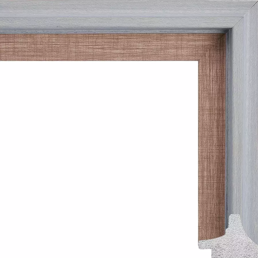 Рама багетная 40x60 для картин и зеркал - 3,7 см, классическая, пластиковая, с креплением, без стекла, М-16-6