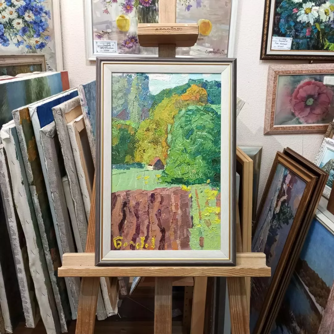 Картина. Юрий Болотов. Тишина. Холст, масло. 40х25 см. Авторская живопись