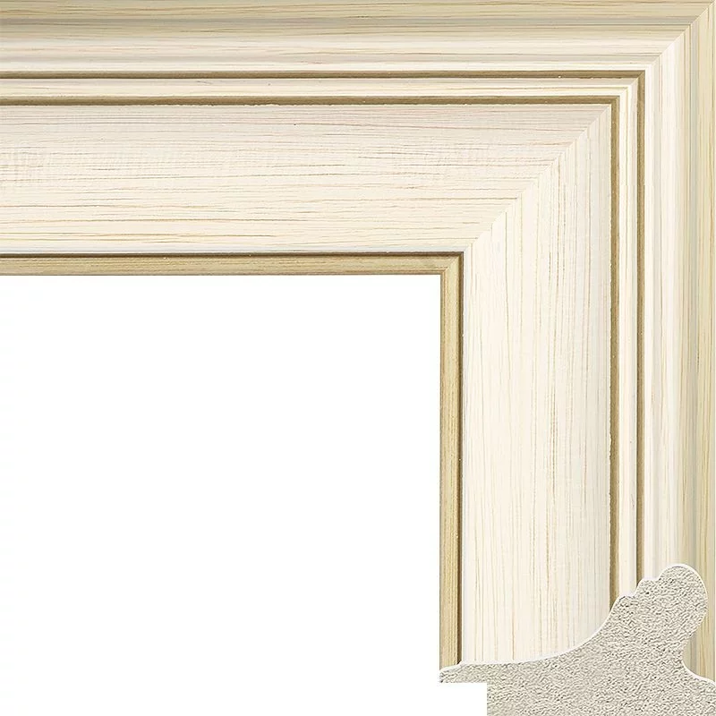 Рама багетная 60x60 для картин и зеркал - 5,8 см, классическая, пластиковая, с креплением, М-5-5