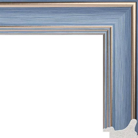 Рама багетная 24x30 для картин и зеркал - 3,8 см, классическая, пластиковая, с креплением, без стекла, М-9-3