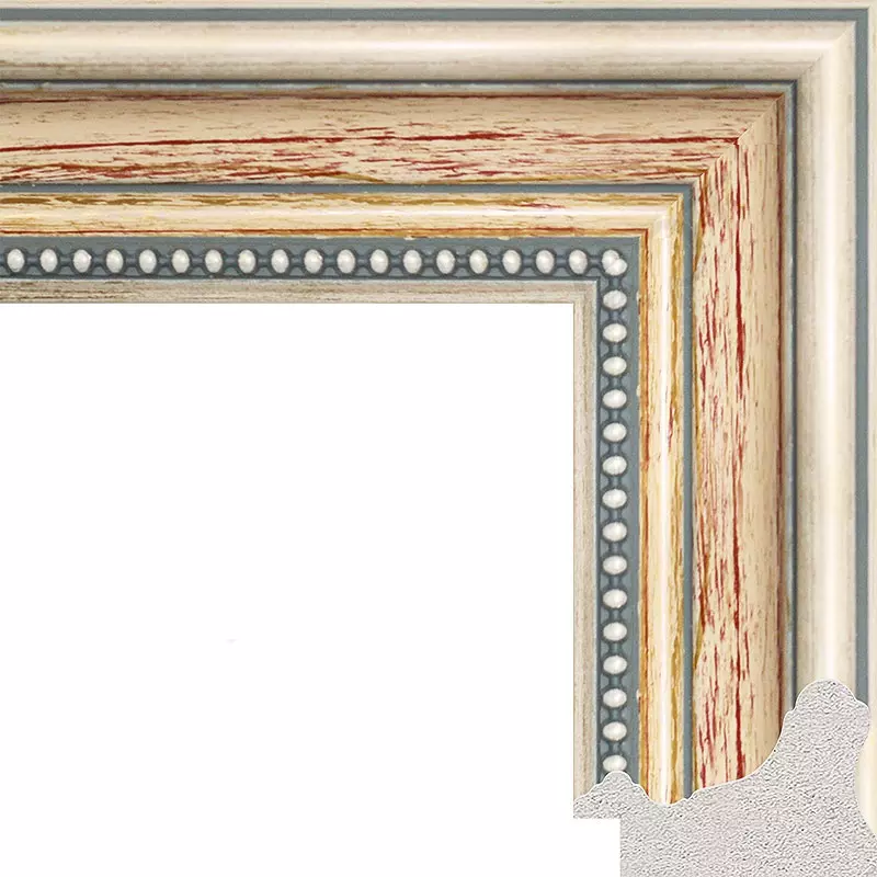 Рама багетная 60x80 для картин и зеркал - 5,2 см, классическая, пластиковая, с креплением, М-4-4