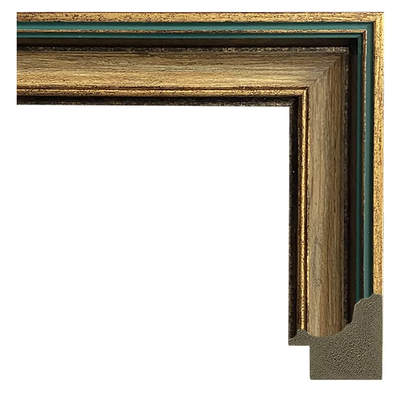 Рама багетная 50x60 для картин и зеркал - 3,7 см, классическая, пластиковая, с креплением, М-14-1
