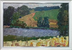 Картина. Юрий Болотов. После дождя. Холст, масло. 41х60см. Авторская живопись