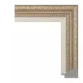 Багетная рама 26x38 для картин и зеркал, ширина - 3,5 см, классическая, пластиковая, с креплением, 723-14