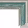 Рама багетная 40x50 для картин и зеркал - 5,1 см, классическая, пластиковая, с креплением, М-13-1