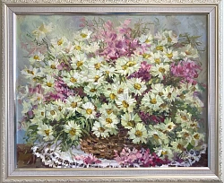 Картина. Никколова И.А. Летнее кружево. Холст, масло. 40х50 см. Авторская живопись. 