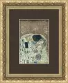 Гобелен в раме. Климт. Поцелуй. 41х34см
