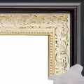 Рама багетная 40x40 для картин и зеркал - 5,2 см, классическая, пластиковая, с креплением, М-2-1