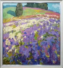 Картина. Юрий Болотов. Запахи лета. Холст, масло. 65х60 см. Авторская живопись