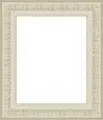 Рама багетная 80x100 для картин и зеркал, белая - 9,5 см, классическая, пластиковая, с креплением, 920-738