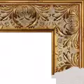 Рама багетная 40x50 для картин и зеркал - 5,8 см, классическая, пластиковая, с креплением, М-17-1
