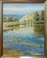 Картина. Александр Давыдов. Старый затон. Холст, масло, 50х40. Авторская живопись.