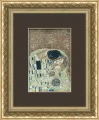 Гобелен в раме. Климт. Поцелуй. 41х34см