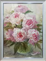 Картина. Светлана Соловьева. Утренняя свежесть. Холст, масло. 50х35 см. Авторская живопись.