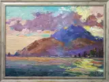 Картина. Александр Филиппов. Вечереет Крым. Холст, масло. 50х70 см. Авторская живопись.