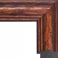 Рама багетная 50x60 для картин и зеркал - 5,5 см, классическая, пластиковая, с креплением, без стекла,  М-15-2