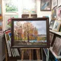 Картина. Стефан Домусчи. Осень в Большой Грибановке. Холст, масло. 60х80 см. Авторская живопись.