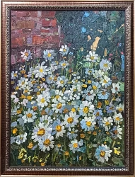 Картина. Юрий Болотов. Ромашки. Холст, масло. 55х40см. Авторская живопись