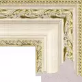 Рама багетная 40x50 для картин и зеркал - 8,5 см, классическая, пластиковая, с креплением, М-6-1