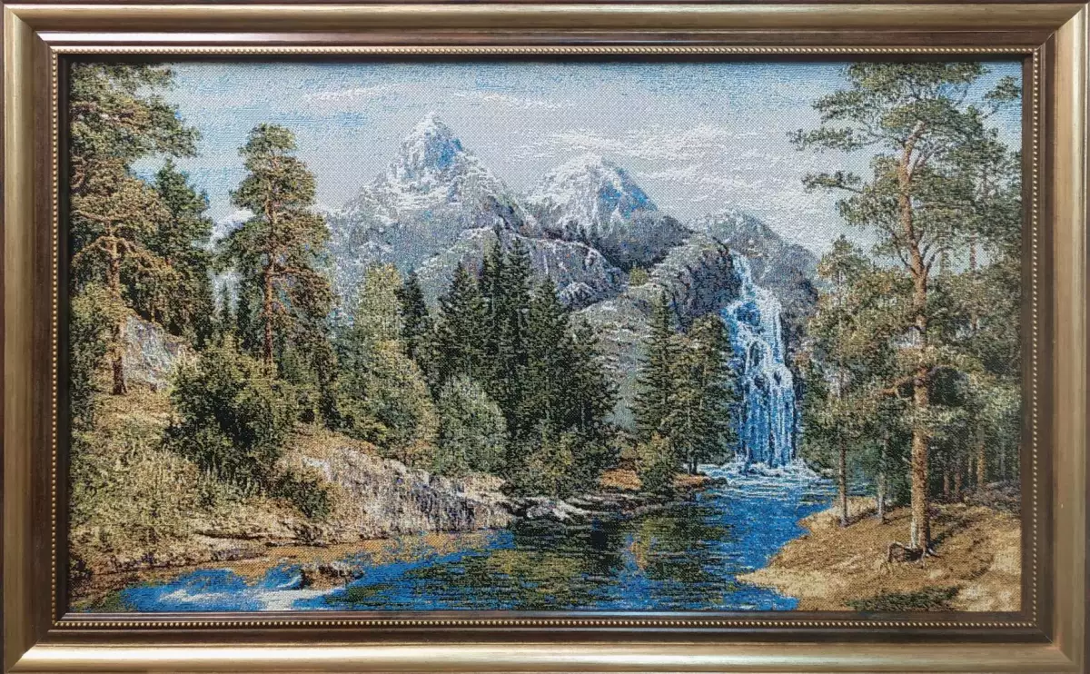 Гобелен в раме. Алтай. 37х60 см