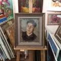 Картина. Василий Лосев. Крепкий парень. Оргалит, масло. 35х27 см. Авторская живопись.