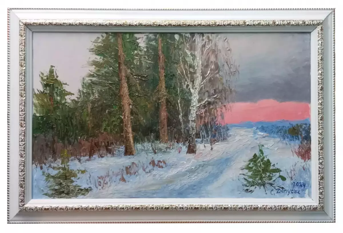 Картина. Стефан Домусчи. Этюд. Холст, масло. 30х50 см. Авторская живопись.