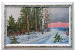Картина. Стефан Домусчи. Этюд. Холст, масло. 30х50 см. Авторская живопись.