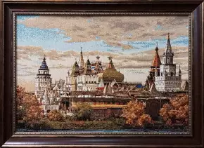 Гобелен в раме. Осень в Измайлово, габ. 38х52