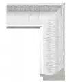 Багетная рама 80x85 для картин и зеркал, ширина - 7,9 см, классическая, пластиковая, с креплением, 58-22