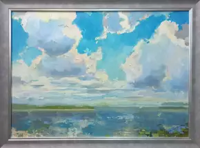 Картина. Анастасия Голубцова. Середина лета. Холст, масло. 50х70 см. Авторская живопись.