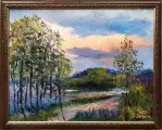 Картина. Стефан Домусчи Этюд холст, картон, масло, 36х46 см. Авторская живопись.