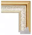 Рама багетная 40x50 для картин и зеркал - 5,2 см, классическая, пластиковая, с креплением, М-2-2