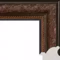 Рама багетная 60x80 для картин и зеркал - 5 см, классическая, пластиковая, с креплением, М-12-1