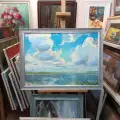 Картина. Анастасия Голубцова. Середина лета. Холст, масло. 50х70 см. Авторская живопись.