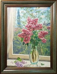 Картина. Александр Золотых. Май. Холст, масло. 70х50см. Авторская живопись. 