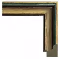 Рама багетная 40x50 для картин и зеркал - 3,7 см, классическая, пластиковая, с креплением, М-14-1