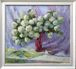 Картина. Наталья Воронкова "Бульденеж" холст, масло, 50х55 см, габ 58х63 см. Авторская живопись.