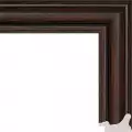 Рама багетная 20x20 для картин и зеркал - 3,8 см, классическая, пластиковая, с креплением, без стекла, М-9-2