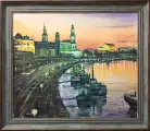 Картина. Владимир Попов Дрезден, холст, масло, 50х60 см. Авторская живопись.