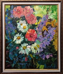 Картина. Юрий Болотов. Пора цветения. Холст, масло. 50х40 см. Авторская живопись