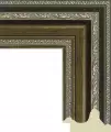 Рама багетная 60x80 для картин и зеркал, коричневая - 7 см, классическая, пластиковая, с креплением, 744-246